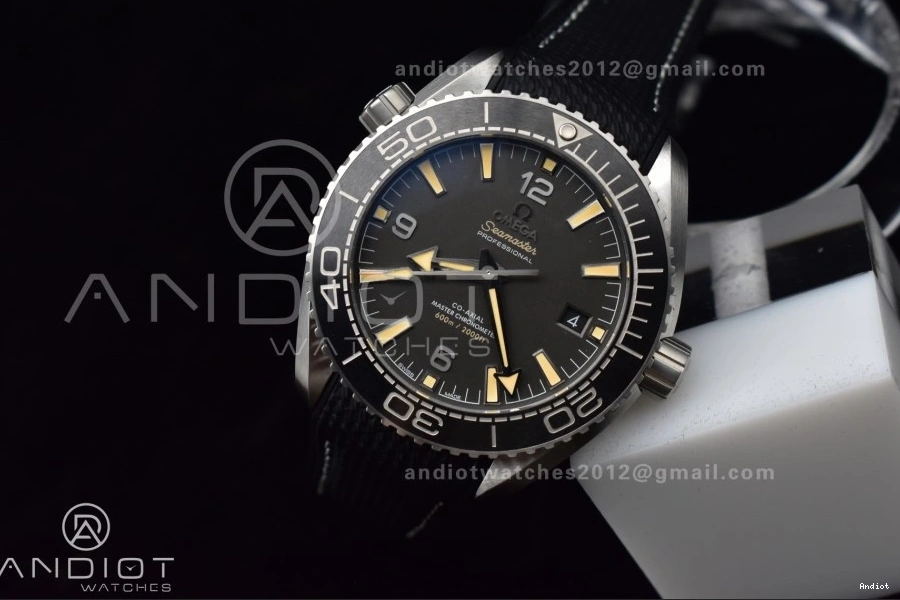 Rubber A8900 Planet Black Edition Ocean on VSF Strap 1:1 Best Clone Dial Super Bezel Gray SS 43.5mm Gray 0103